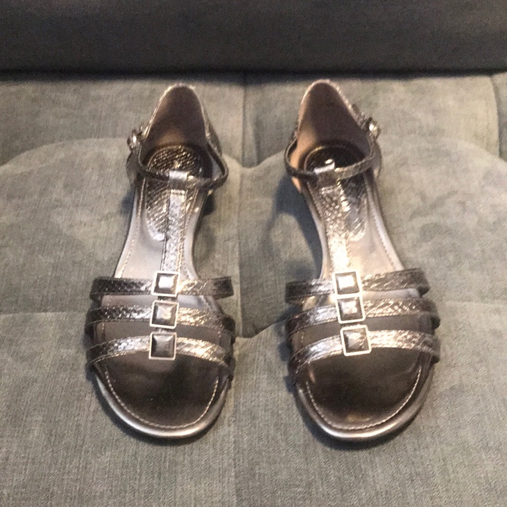 Brand New Pewter Sandals